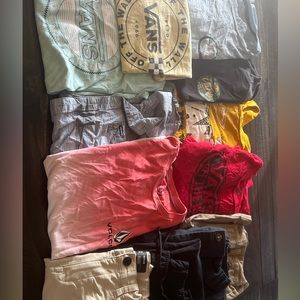 All branded shirts  8 shirts 4 bottoms